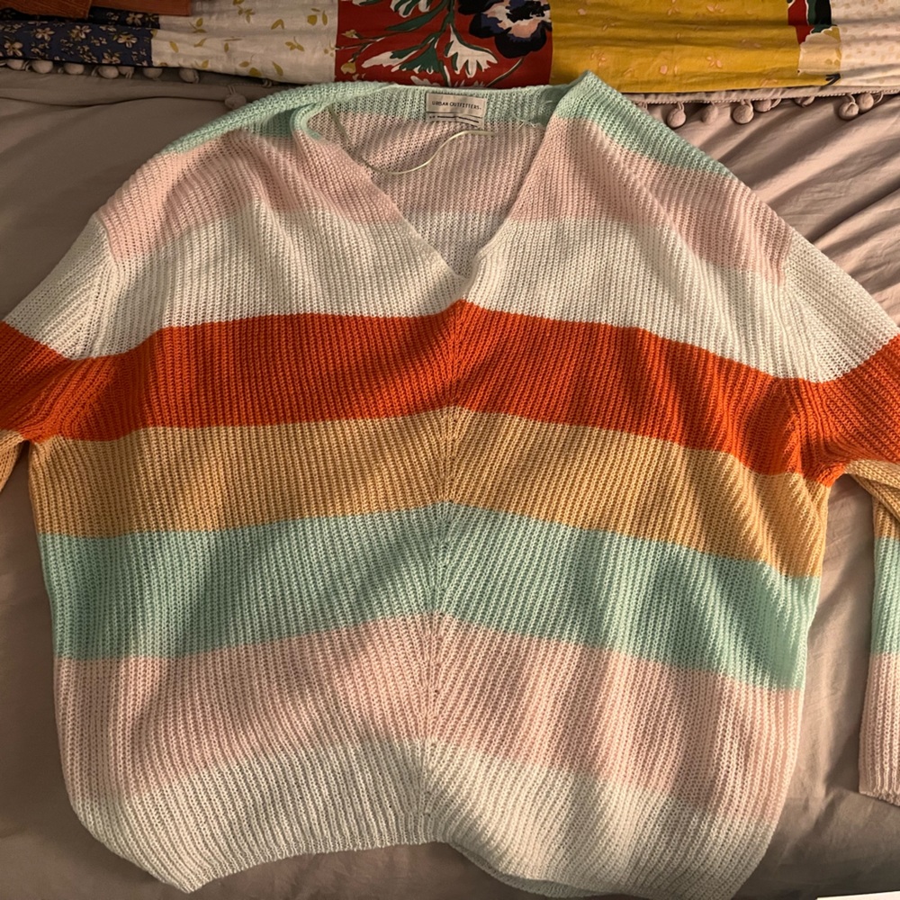 Colorful oversized urban outfitters sweater